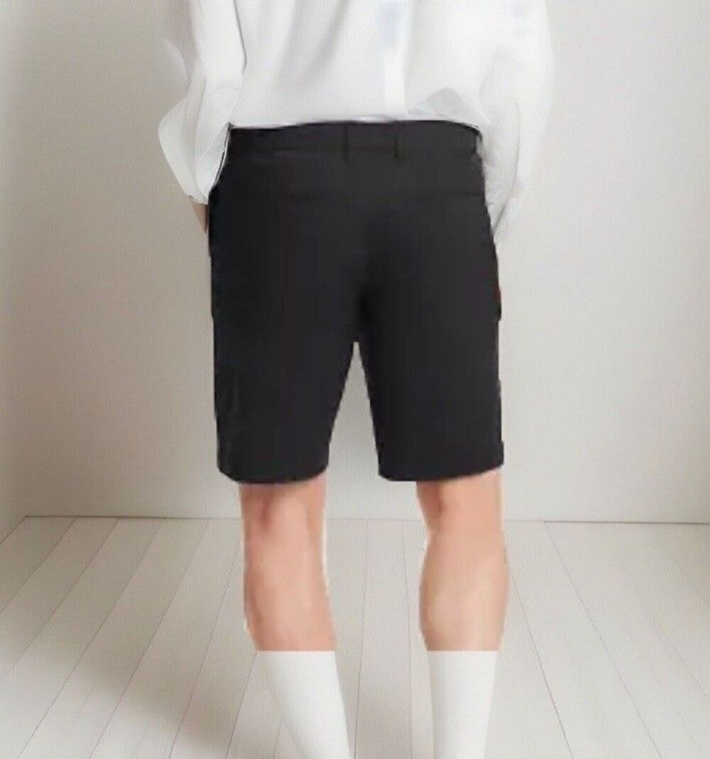 Goodfellow & Co Mens 36 Black Linden Golf Shorts Bermuda Moisture Wicking Stretc